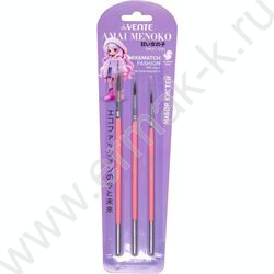 Кисть набор  3шт /белка №1,№3,№6/ "Amai Menoko" /европодвес NEW | Фото 1