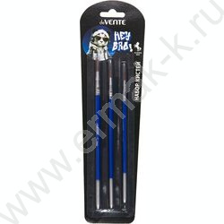 Кисть набор  3шт /пони №2,№4,№7/ "Hey Bro" /европодвес NEW | Фото 1