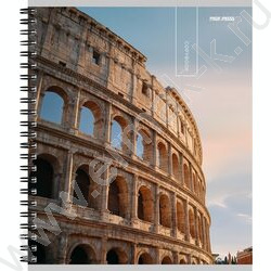 Тетрадь  80л клетка/спираль "Красивая архитектура-12" ассорти NEW | Фото 3