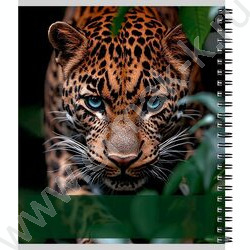 Тетрадь  96л клетка/спираль "Дикие кошачьи-3" ассорти NEW | Фото 4