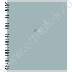 Тетрадь  96л клетка/спираль "Однотонные дизайныы" ассорти NEW | Фото 3