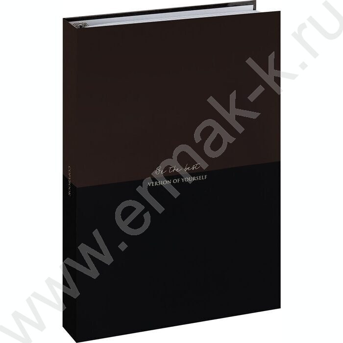 Тетрадь 120л А4 клетка/кольца "Цветы и надпись-2" | Фото 1