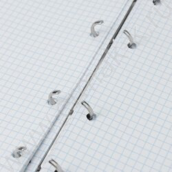 Тетрадь 120л А4 клетка/кольца "Цветы и надпись-2" NEW | Фото 4