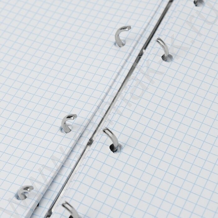 Тетрадь 120л А4 клетка/кольца "Цветы и надпись-2" | Фото 4