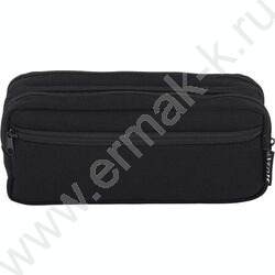 Пенал-овальный на молнии 22*9,5*7см "Darkness of Universe", полиэстер, 2 отд. на молнии /черный NEW | Фото 3