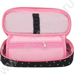 Пенал-овальный на молнии 21*8*5см "MooreCafe", полиэстер, с внутренним органайзером-створкой NEW | Фото 3