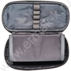 Пенал-овальный на молнии 21*10*6см "Private", полиэстер, с ручкой для переноски /черный NEW | Фото 2