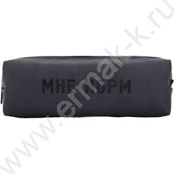 Пенал-косметичка молния "МНЕ НОРМ", матов.иск.кожа, /черный NEW | Фото 2