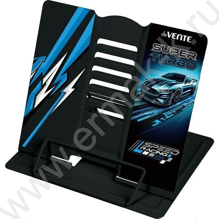 Подставка д/книг 20*19см "Super Turbo" /метал., полноцвет. рисунок, противоскольз. ножки NEW | Фото 1