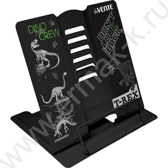 Подставка д/книг 15,4*15,2см "T-Rex" /метал., полноцвет. рисунок, противоск. ножки NEW | Фото 1