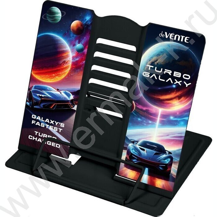 Подставка д/книг 20*19см "Turbo Galaxy" /метал., полноцвет. рисунок, противоскольз. ножки NEW | Фото 1