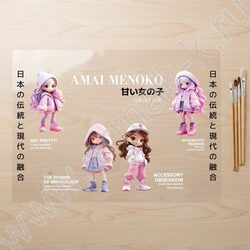 Накладка на стол 70*50 Amai Menoko NEW | Фото 1