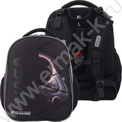 Рюкзак школьный 38x28x16см "Darkness of the Universer" /2отд., 2бок. кармана, эргоном. спинка NEW | Фото 3