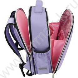 Рюкзак школьный 35x27x13см "Amai Menoko" /2отд., 2бок.карм., эргоном. спинка /лавандовый NEW | Фото 4