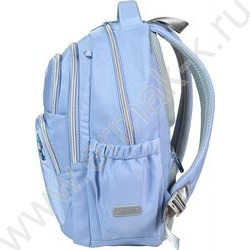 Рюкзак школьный 38x30x19см "Music Rabbit" /1отд., 1перед.,2бок.карм., эргоном. спинка /серо-голу NEW | Фото 2