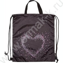 Сумка д/обуви 38*43см  водооттал. полиэстер, на верев. завязке, текст. ручками "My Heart" NEW | Фото 2