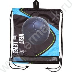 Сумка д/обуви 40*47см  водооттал. полиэстер, на верев. завязке, петля /черный "Next Level Footba NEW | Фото 2