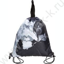 Сумка д/обуви 38*43см  водооттал. полиэстер, на верев. завязке, текст. ручками "Silver Moon" NEW | Фото 1