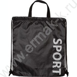 Сумка д/обуви 38*43см  водооттал. полиэстер, на верев. завязке, c ручками /черный "Sport" NEW | Фото 2