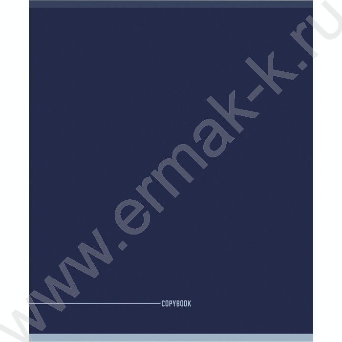 Тетрадь  48л клетка "Минимализм в синих тонах" /софт-тач/ ассорти | Фото 3