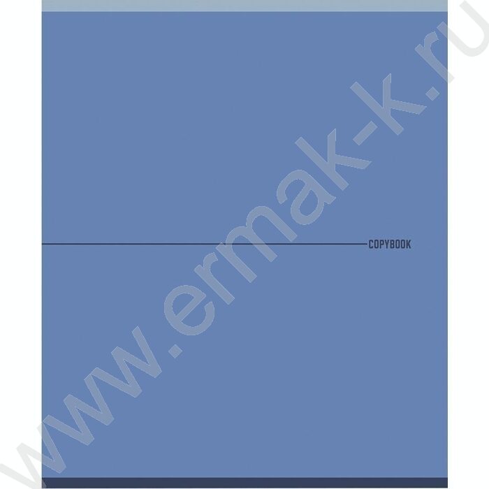 Тетрадь  48л клетка "Минимализм в синих тонах" /софт-тач/ ассорти | Фото 4