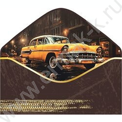 Конверт д/денег "С Днем рождения!" коричневый софт-тач NEW | Фото 2