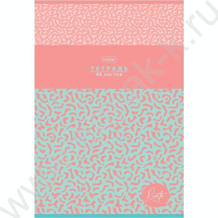 Тетрадь  48л А4 клетка "RISOTTO" /тиснение/ ассорти | Фото 3