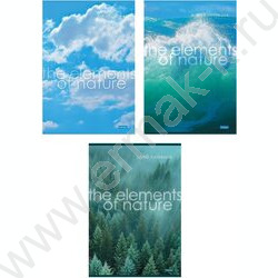 Тетрадь  48л А4 линейка "The elements of nature" /глянц. ламин./ ассорти NEW | Фото 1