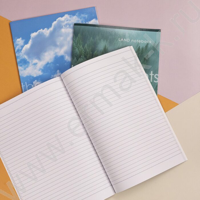 Тетрадь  48л А4 линейка "The elements of nature" /глянц. ламин./ ассорти | Фото 5