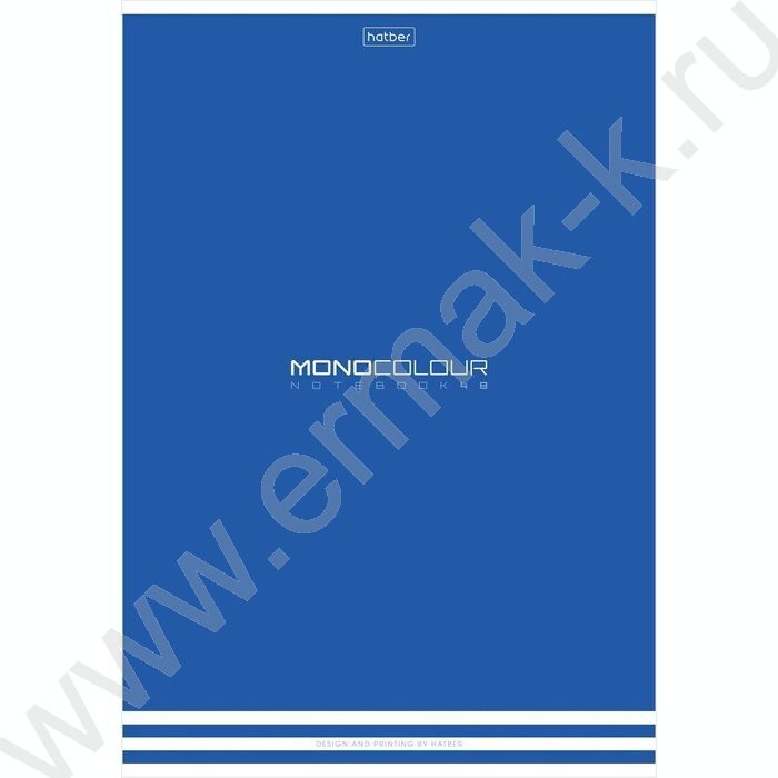 Тетрадь  48л А4 линейка "MONOCOLOUR" /мат ламин,тиснение/ ассорти | Фото 3