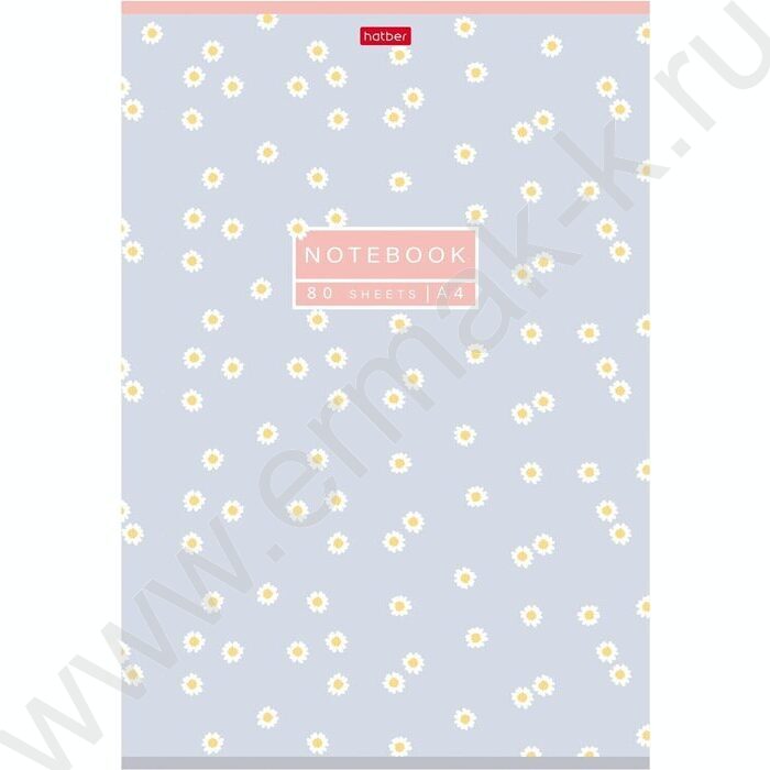 Тетрадь  80л А4 клетка "Музыка цветов" /ламинац.SOFT-TOUCH/ ассорти | Фото 2