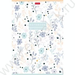 Тетрадь  80л А4 клетка "Музыка цветов" /ламинац.SOFT-TOUCH/ ассорти NEW | Фото 4