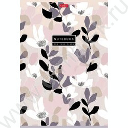 Тетрадь  96л А4 клетка "Музыка цветов" /ламинац.SOFT-TOUCH/ ассорти NEW | Фото 4