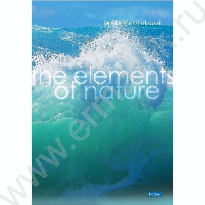 Тетрадь  96л А4 линейка "Элементы природы" /глянц. ламин./ ассорти | Фото 4