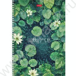 Тетрадь  96л А4 линейка/спираль/перфорация на отрыв "Дыхание тишины" /тиснение/ ассорти NEW | Фото 2