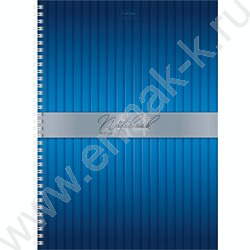 Тетрадь  80л А4 клетка/спираль/тв.обл. "PLISSE" /перфорация на отрыв,глянц. ламин./ NEW | Фото 1