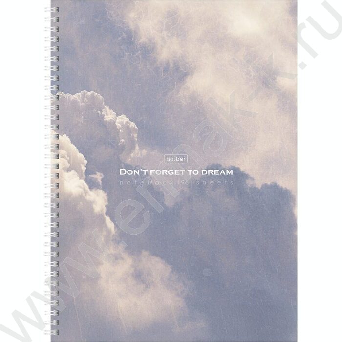 Тетрадь  96л А4 клетка/спираль/тв.обл. "Dream" /перфорация на отрыв,мат.ламин./ | Фото 1