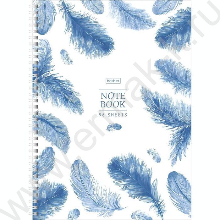 Тетрадь  96л А4 клетка/спираль/тв.обл. "Красота и легкость" /перфорация на отрыв,мат.ламин./ | Фото 1