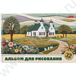 Альбом д/рисования-спираль пл.об. 32л "Тепло стежков" ассорти NEW | Фото 5