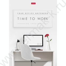 Бизнес-блокнот  80л А4 5-цв.блок "Time to work" NEW | Фото 1