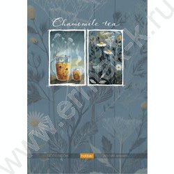 Бизнес-блокнот  96л А5 тв.обл/клетка/линейка "Ромашковый чай" NEW | Фото 1