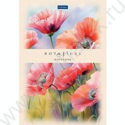 Блокнот  40л А5 отрывная склейка "Ботаника" клетка,мат.ламин.,жесткая подложка NEW | Фото 1