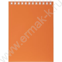 Блокнот  40л А6 спираль "Шафран" ламинац.SOFT-TOUCH NEW | Фото 1