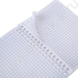 Зап. книжка  80л А6 спираль /ламинац.SOFT-TOUCH /перфорация "Шафран" NEW | Фото 3