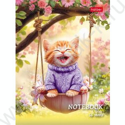 Зап. книжка  24л А6 "Маленькие ушки" клетка,глянц.ламин.,ассорти NEW | Фото 8