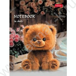 Зап. книжка  24л А6 "Маленькие ушки" клетка,глянц.ламин.,ассорти NEW | Фото 9