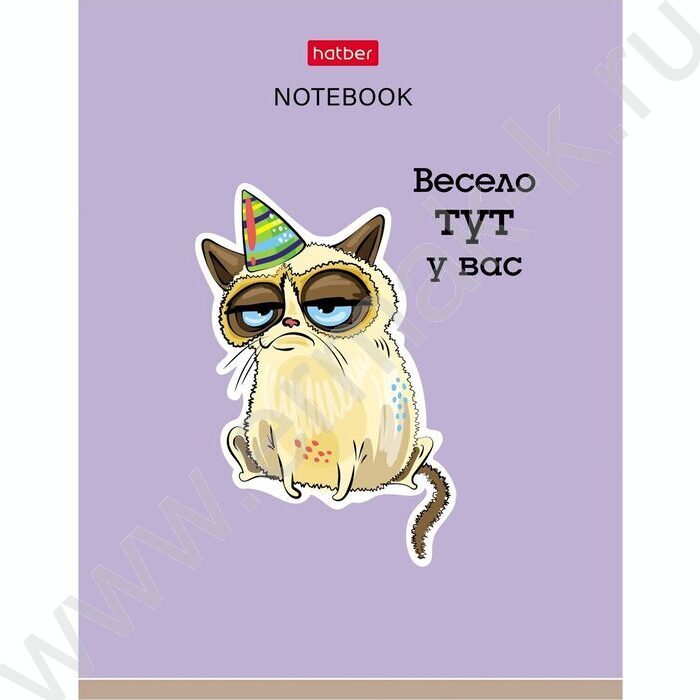 Зап. книжка  32л А6 "Котэ" клетка,мат.ламин.,ассорти | Фото 5
