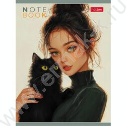 Зап. книжка  32л А6 "Прекрасные незнакомки" клетка,мат.ламин.,ассорти NEW | Фото 9