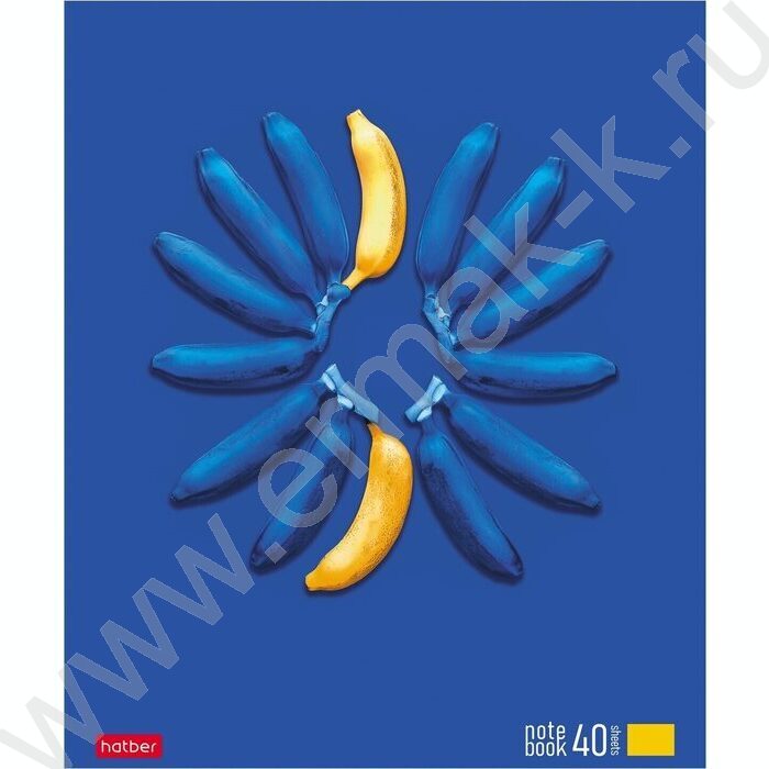 Тетрадь  40л клетка/пластик обл. "New fruits" ассорти | Фото 6