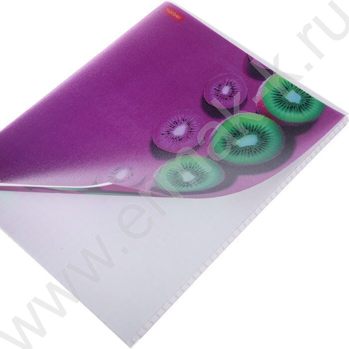 Тетрадь  40л клетка/пластик обл. "New fruits" ассорти | Фото 8